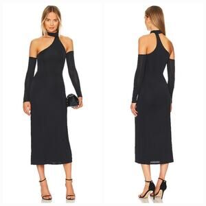 House of Harlow 1960 x REVOLVE Christa Midi Dress in Black Medium